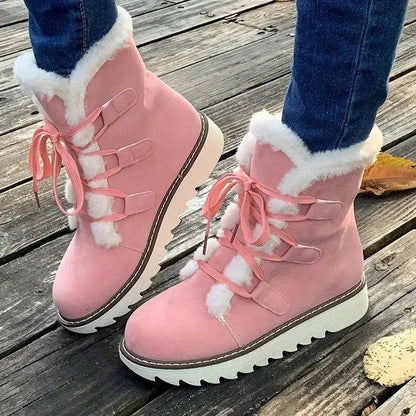 Matilde | Botas de Neve Mulher Forro de Pelúcia com Atacadores