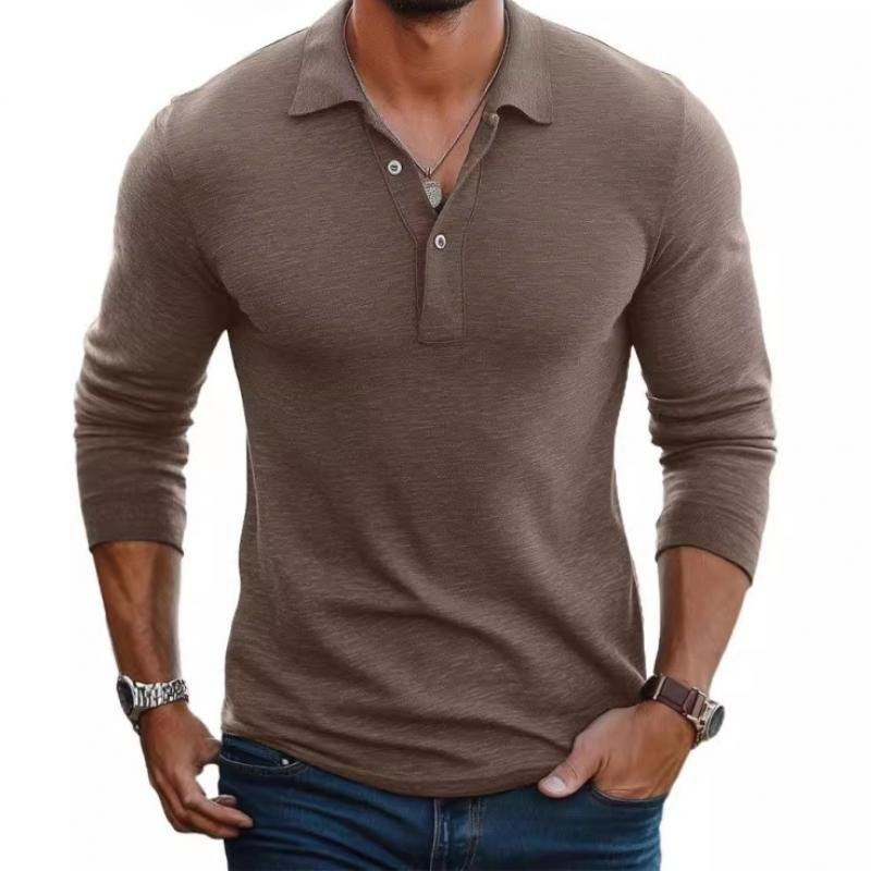 Miguel | Polo de Malha Manga Longa Homem Slim-Fit