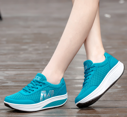 Odette | Women's Platform Running Shoes Lace Up Sneakers