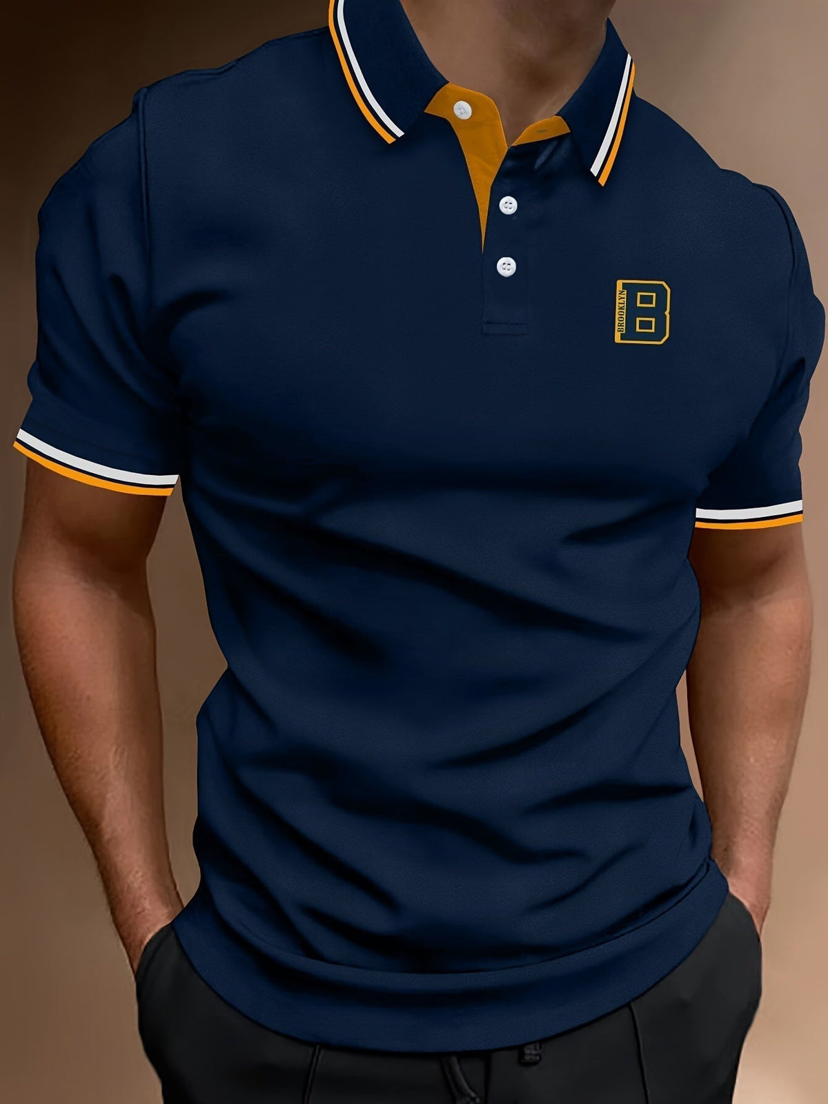 Nuno | Polo de Malha Homem Manga Curta com Emblema
