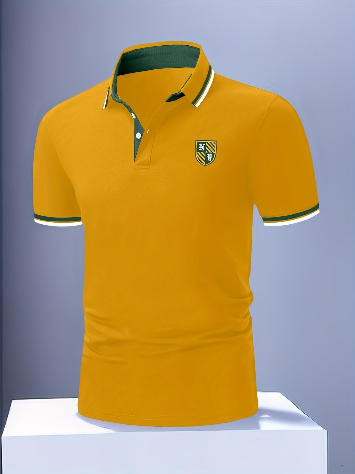 Nuno | Polo de Malha Homem Manga Curta com Emblema