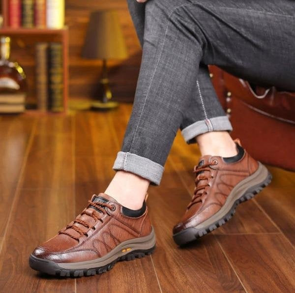 Nuno | Sapatos Oxford de Couro Homem Sola Grossa