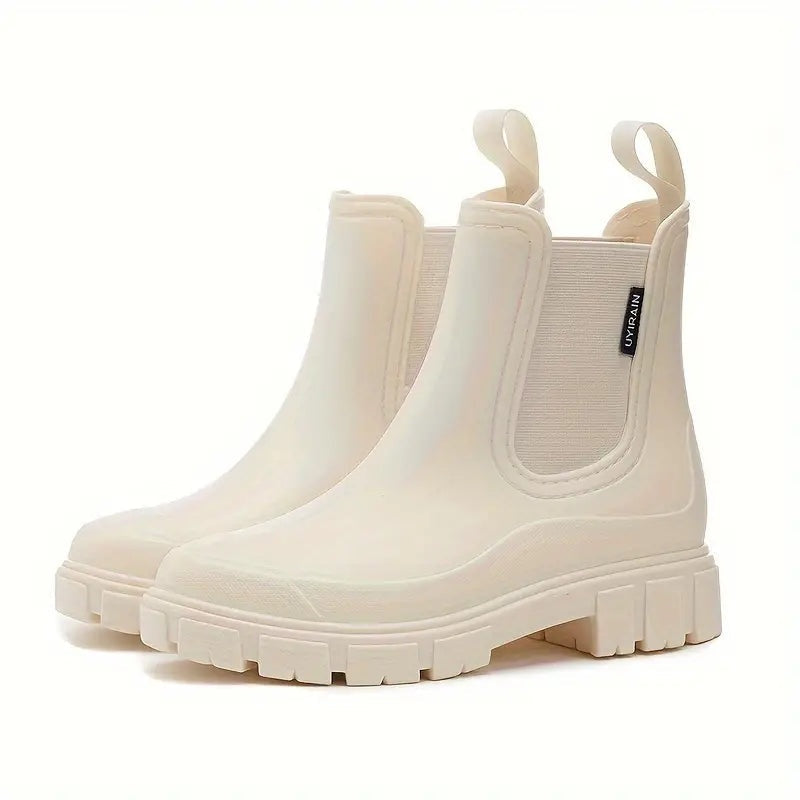 Lyla | Women's Waterproof Chelsea Rain Boots Chunky Sole