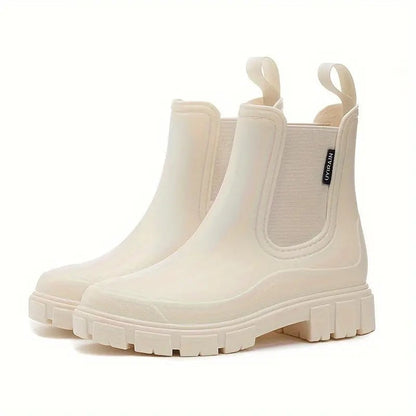 Lyla | Women's Waterproof Chelsea Rain Boots Chunky Sole
