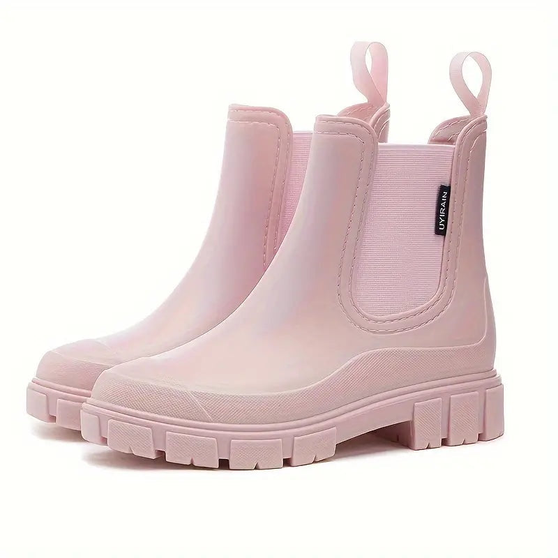 Lyla | Women's Waterproof Chelsea Rain Boots Chunky Sole