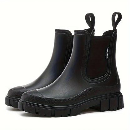 Lyla | Women's Waterproof Chelsea Rain Boots Chunky Sole