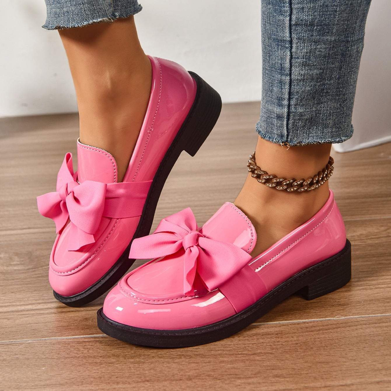 Patrícia | Loafers de Verniz Mulher com Laço