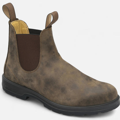 Rafael | Botins Chelsea de Couro Homem Slip-On