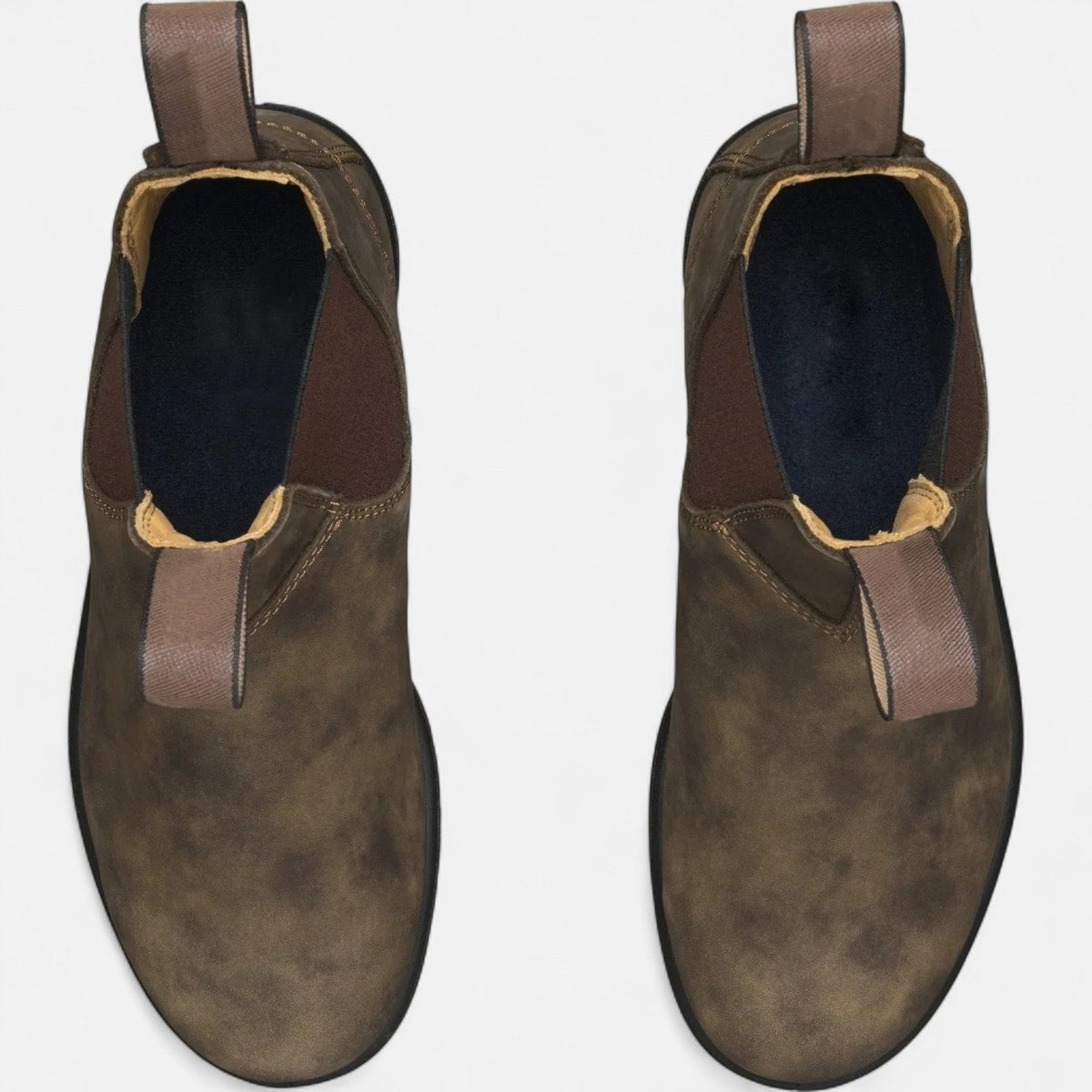Rafael | Botins Chelsea de Couro Homem Slip-On