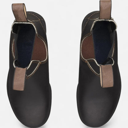 Rafael | Botins Chelsea de Couro Homem Slip-On