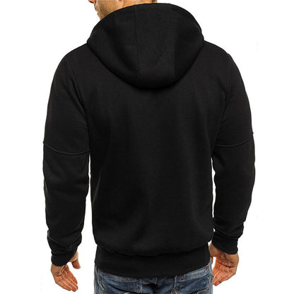 Rafael | Hoodie Homem com Fecho e Capuz Manga Comprida