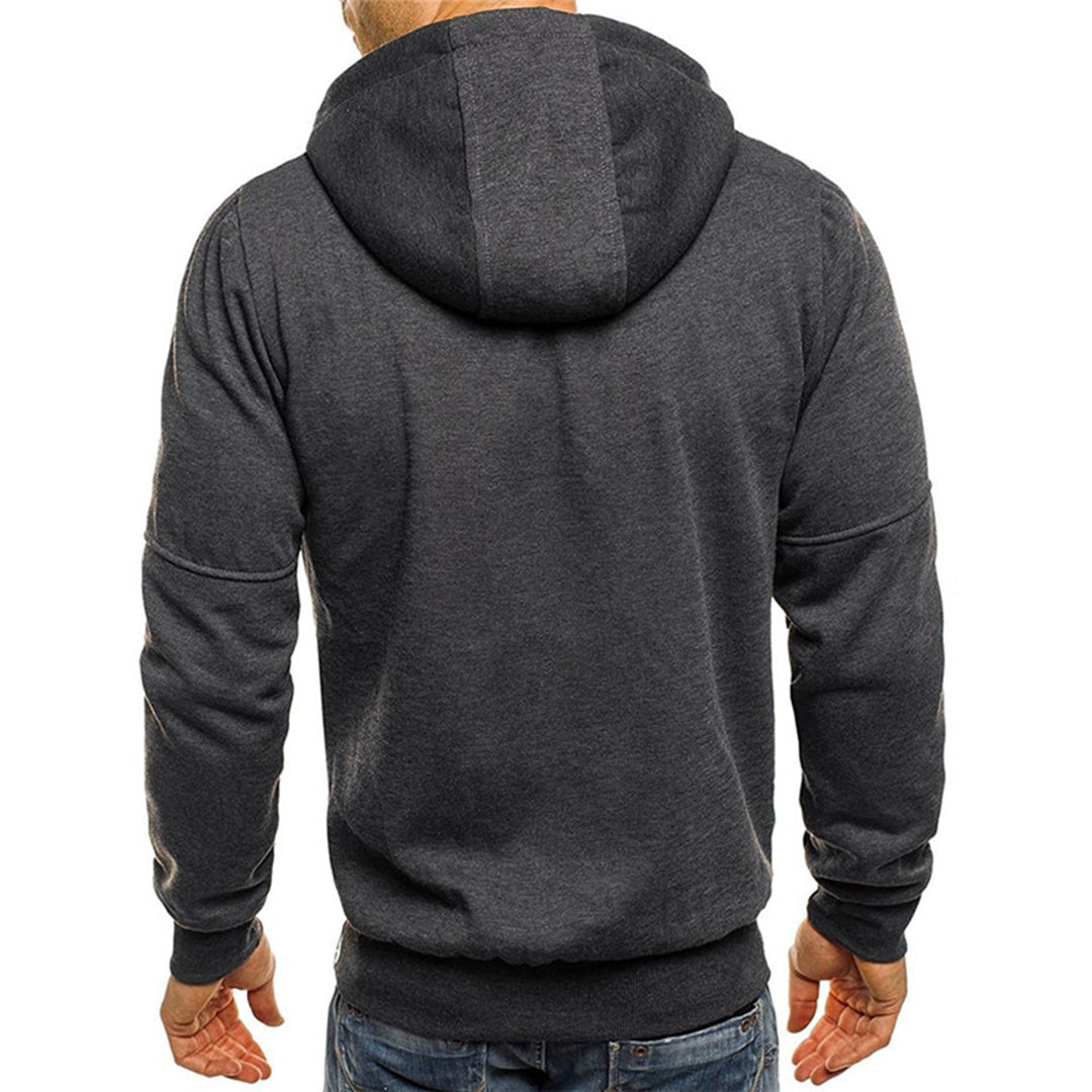 Rafael | Hoodie Homem com Fecho e Capuz Manga Comprida