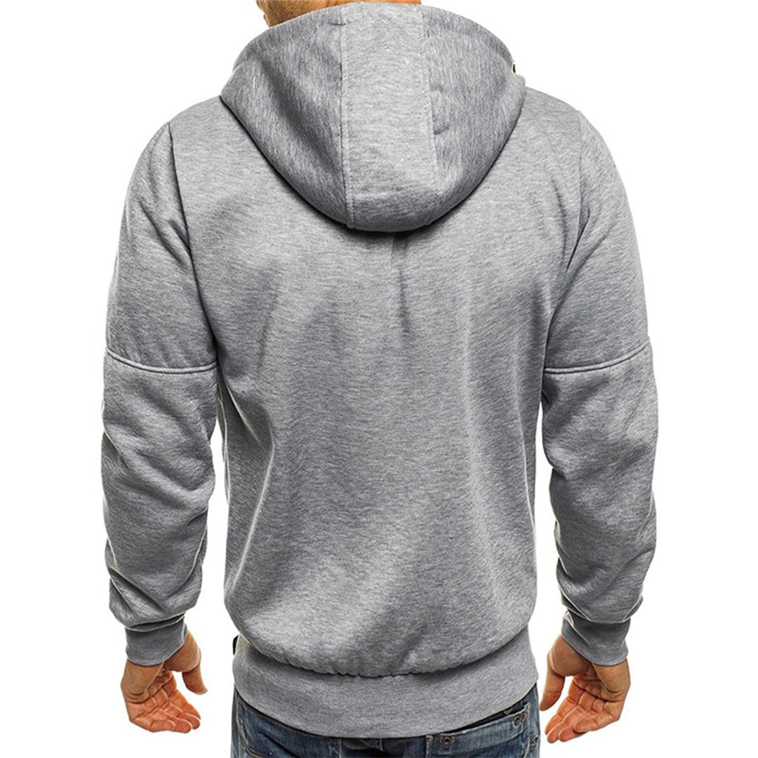 Rafael | Hoodie Homem com Fecho e Capuz Manga Comprida