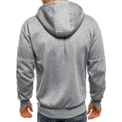 Rafael | Hoodie Homem com Fecho e Capuz Manga Comprida