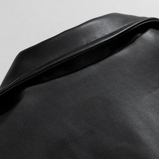 Ricardo | Casaco Bomber de Couro Homem Oversized