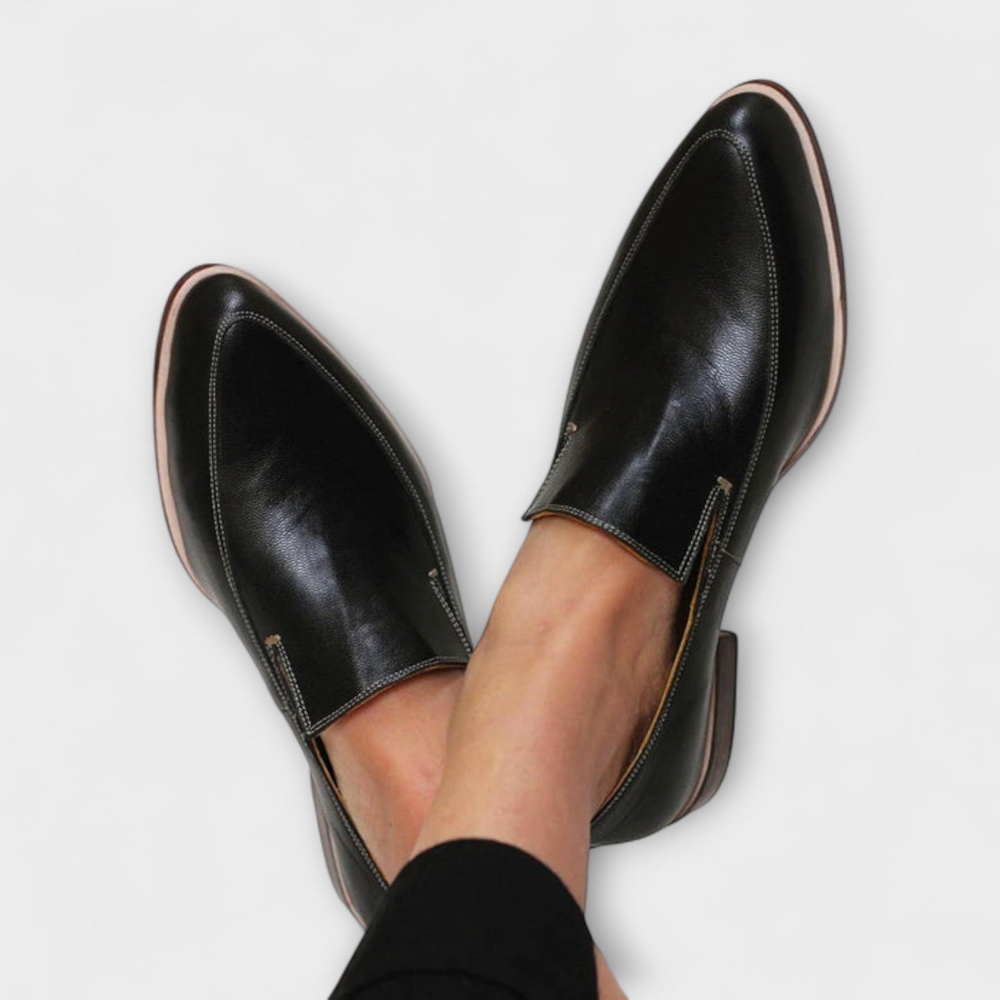 Rita | Loafers de Pele Mulher Bico Pontiagudo