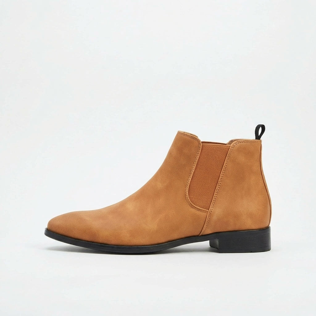 Rodrigo | Botins Chelsea de Couro Homem Salto Baixo