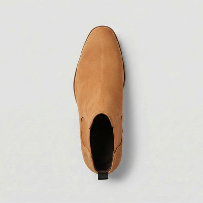 Rodrigo | Botins Chelsea de Couro Homem Salto Baixo