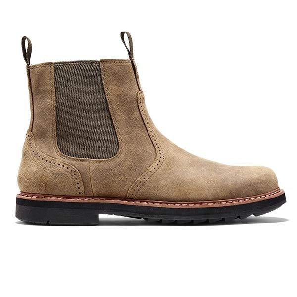 Nash | Men's Suede Chelsea Boots Elastic Side Panels