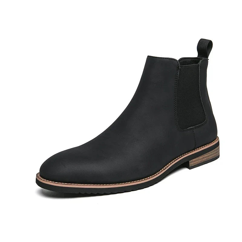 Rodrigo | Chelsea Boots de Couro Homem Elásticos Laterais