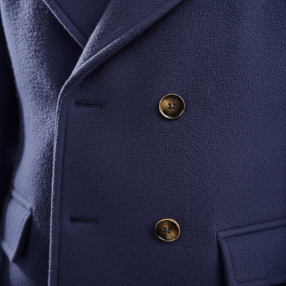 Rupert | Men's Double-Breasted Peacoat with Notched Lapels