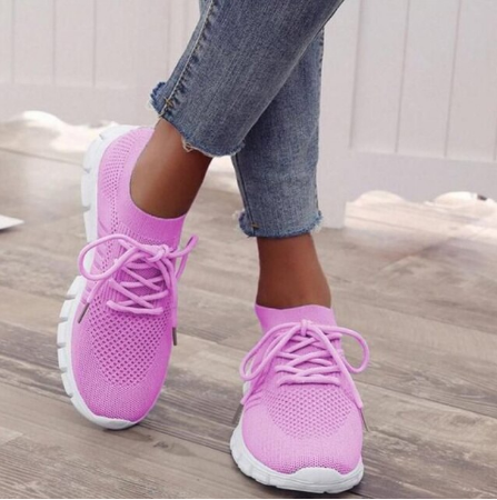 Marisa | Women's Breathable Mesh Running Shoes Cushioned Sole
