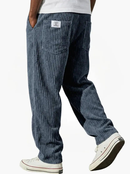 Silas | Men's Corduroy Pants Baggy Straight Leg