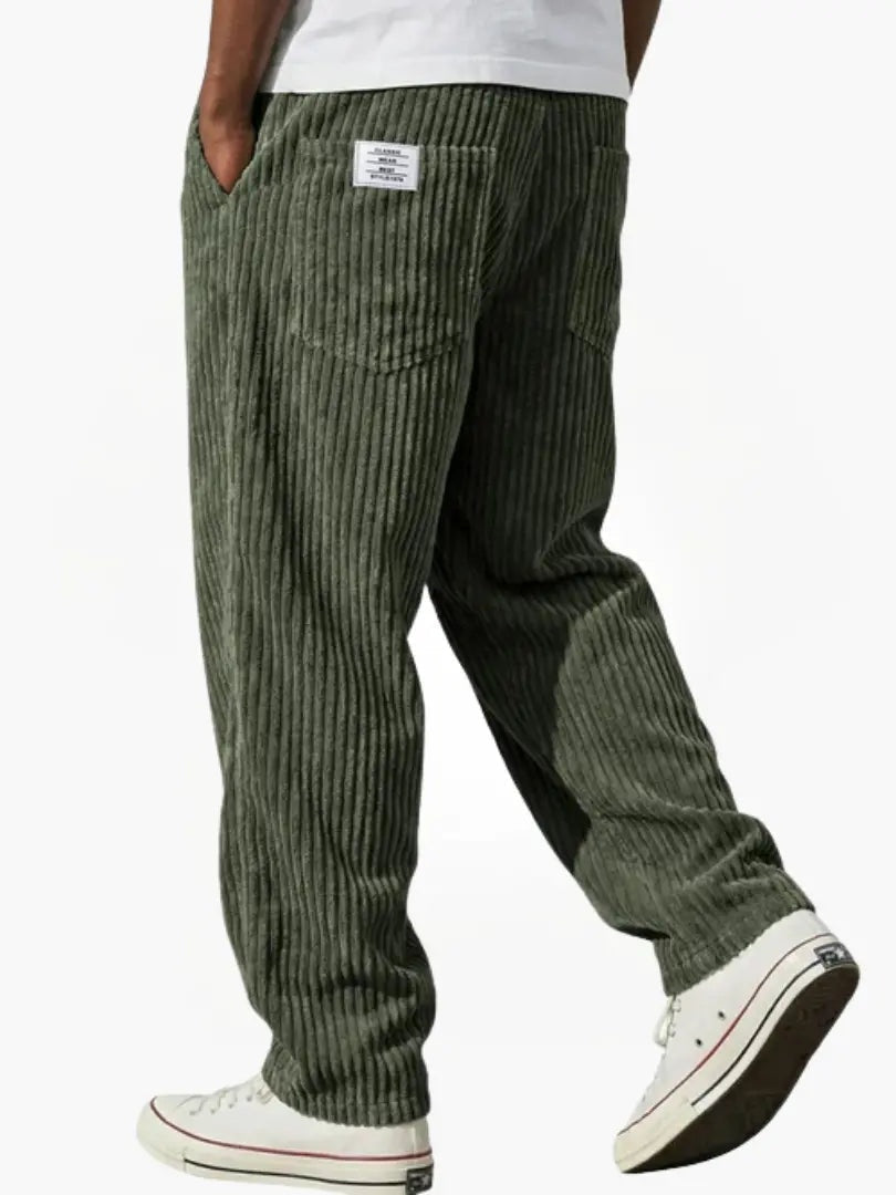 Silas | Men's Corduroy Pants Baggy Straight Leg