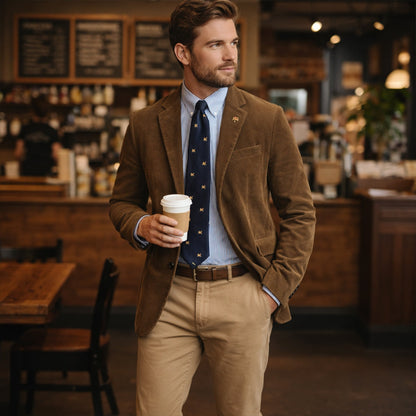 Simão | Blazer de Veludo Cotelê Homem Americana Vintage