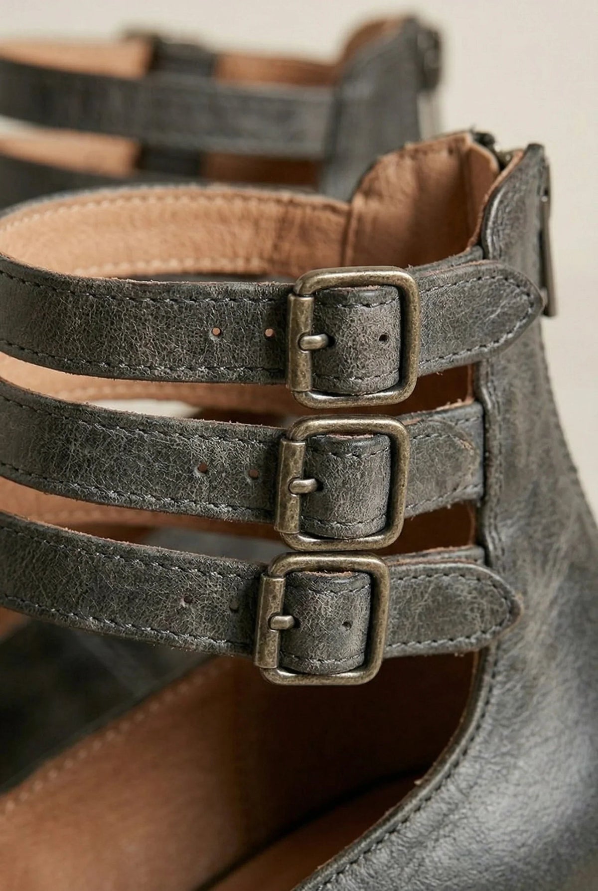 Sofia | Sapatos de Salto Bloco Mulher Correia Tornozelo Fivela