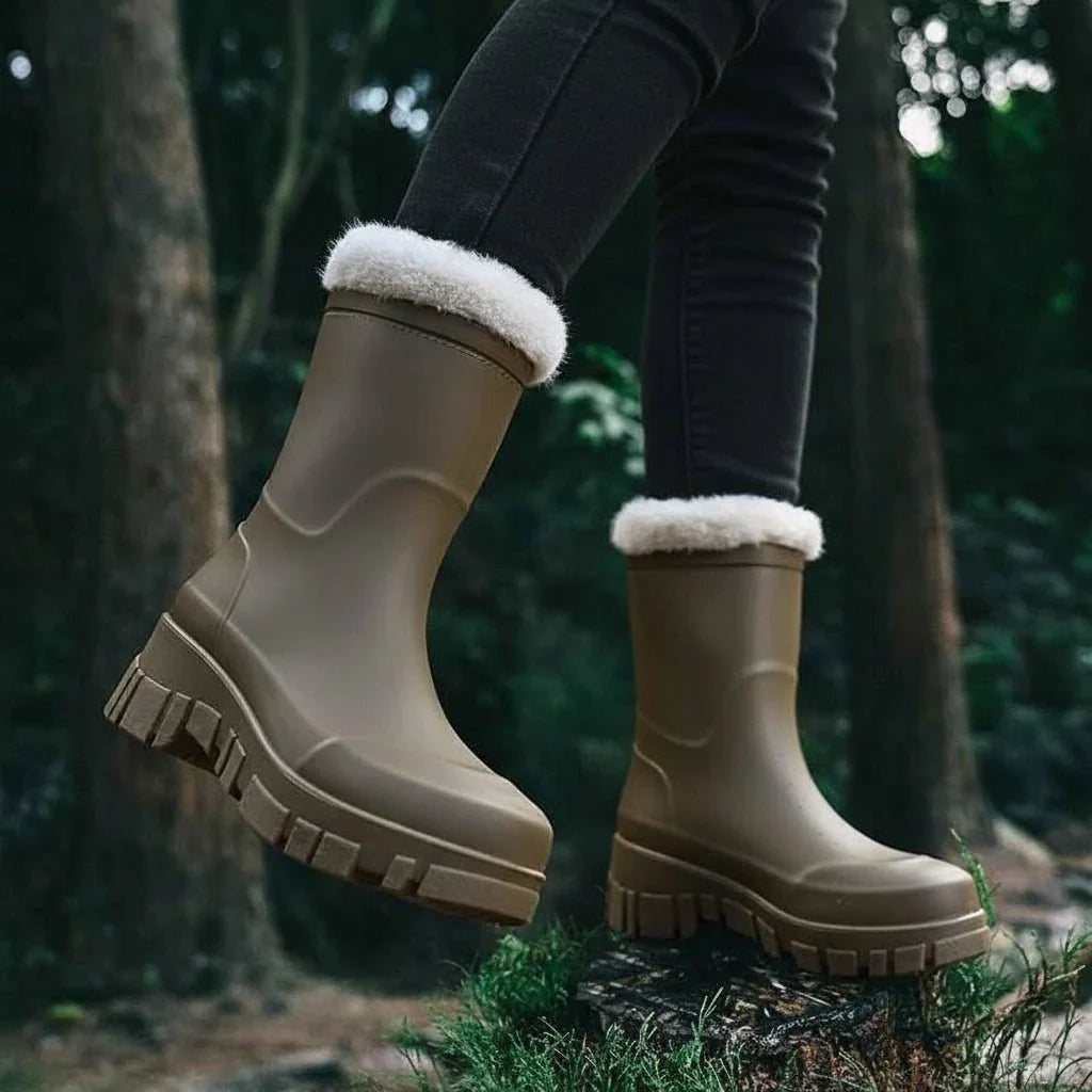Sylvie | Women's Waterproof Winter Snow Boots Fur Lined Lug Sole