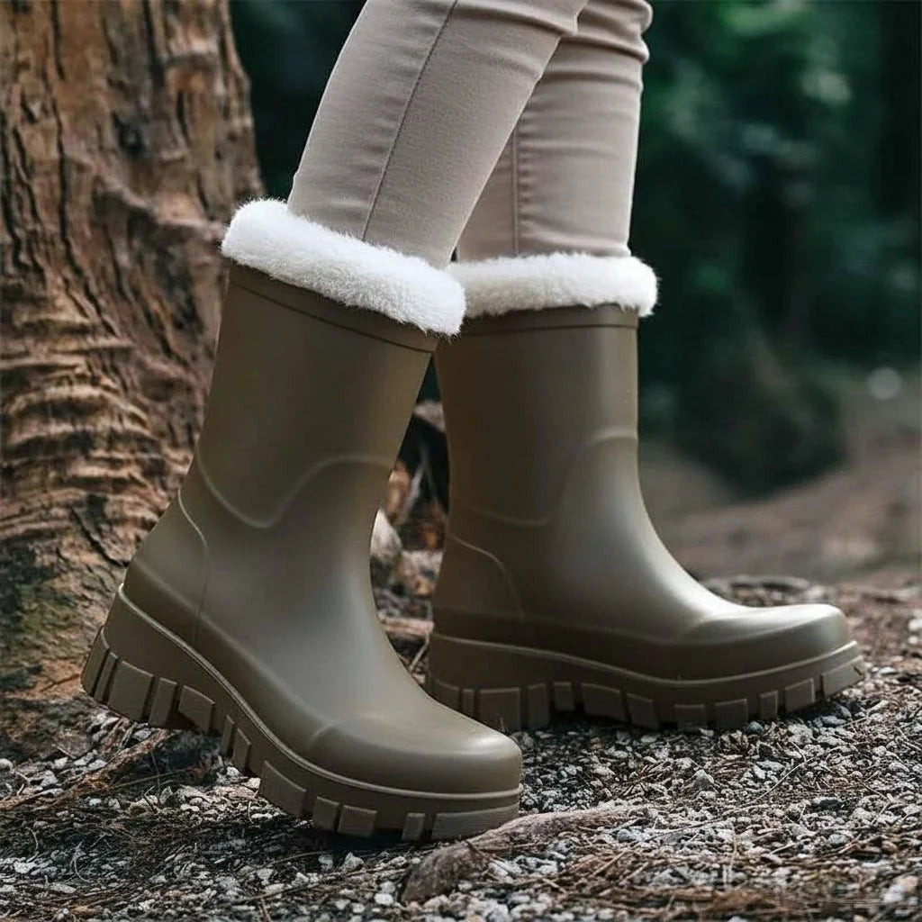 Sylvie | Women's Waterproof Winter Snow Boots Fur Lined Lug Sole