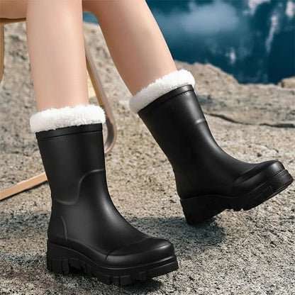 Sylvie | Women's Waterproof Winter Snow Boots Fur Lined Lug Sole