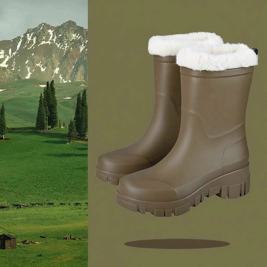 Sylvie | Women's Waterproof Winter Snow Boots Fur Lined Lug Sole