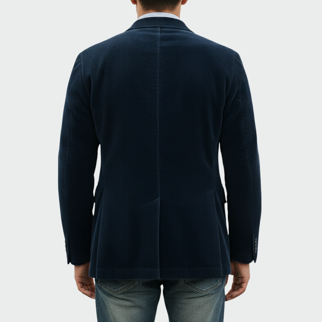 Tiago | Blazer de Bombazine Homem Conjunto com Colete