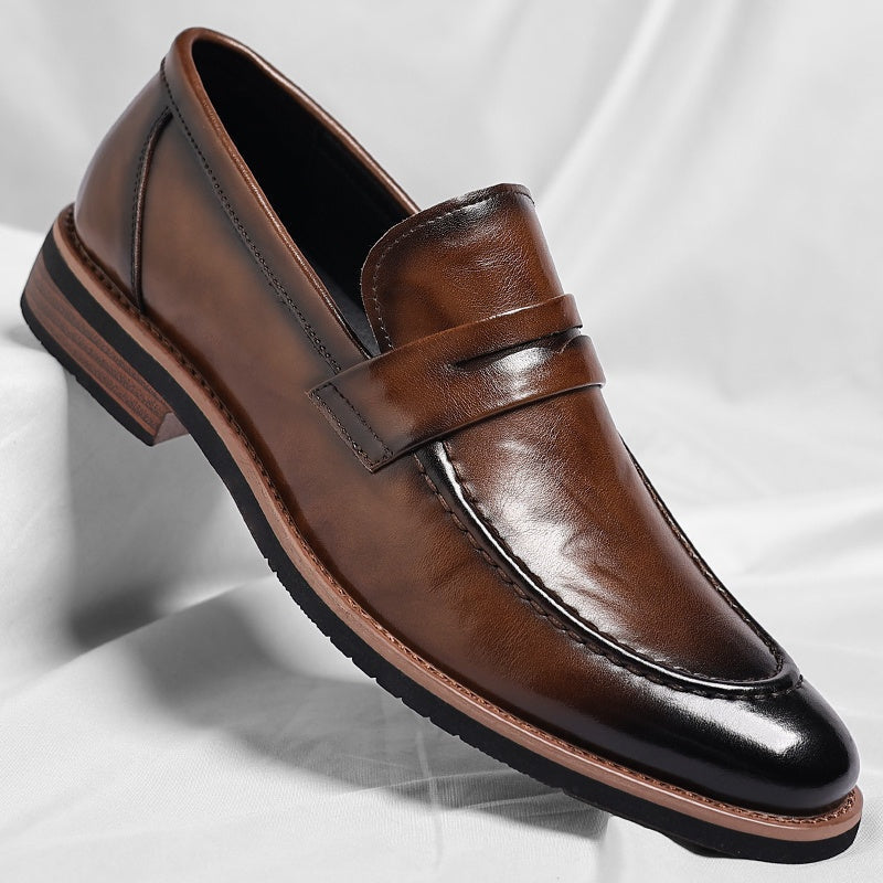Tiago | Mocassins de Couro Homem Penny Loafer