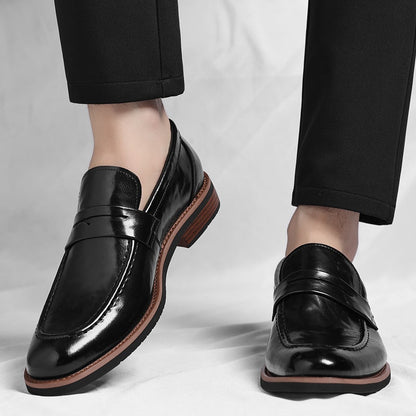 Tiago | Mocassins de Couro Homem Penny Loafer