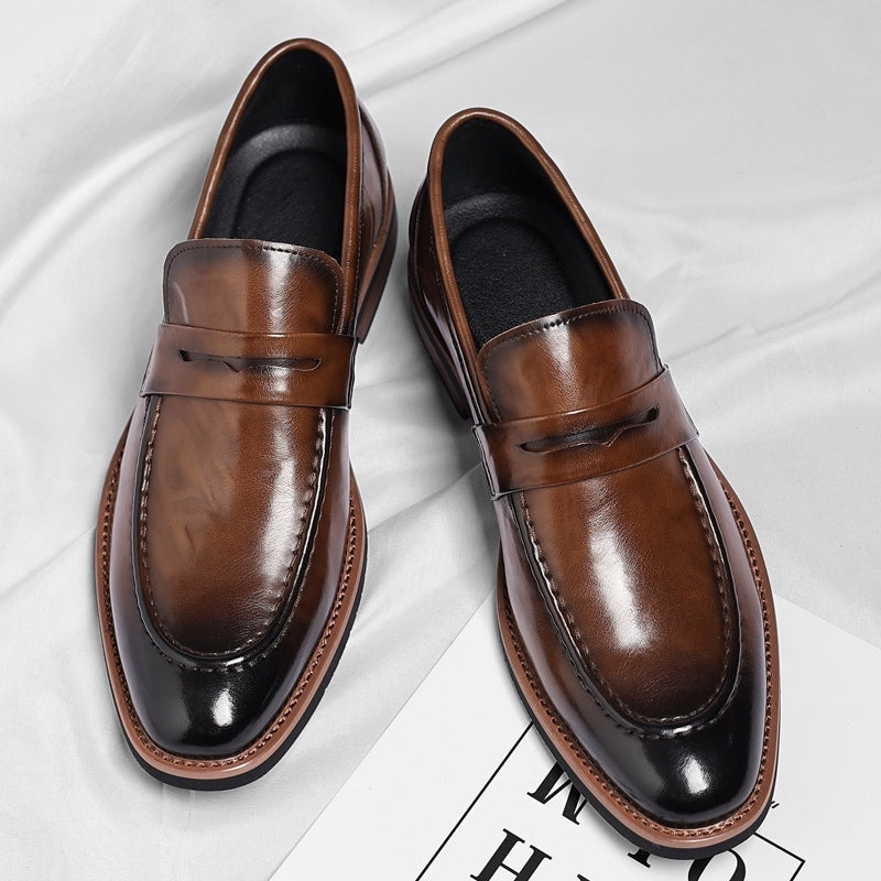 Tiago | Mocassins de Couro Homem Penny Loafer