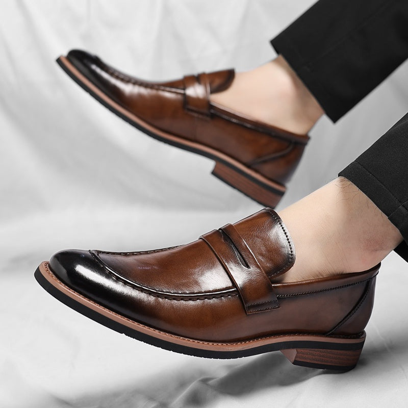 Tiago | Mocassins de Couro Homem Penny Loafer