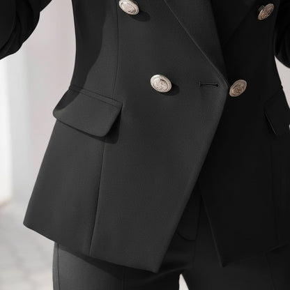 Vanessa | Conjunto Blazer Mulher Calças Slim-Fit Elegante