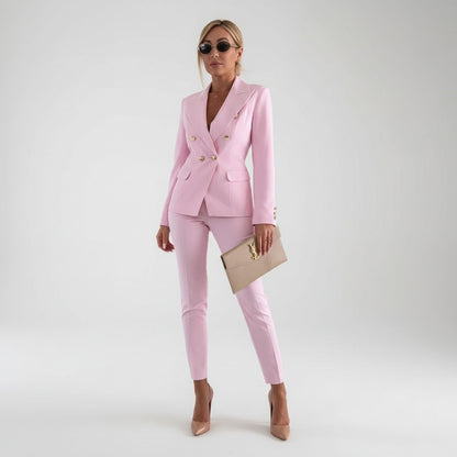 Vanessa | Conjunto Blazer Mulher Calças Slim-Fit Elegante