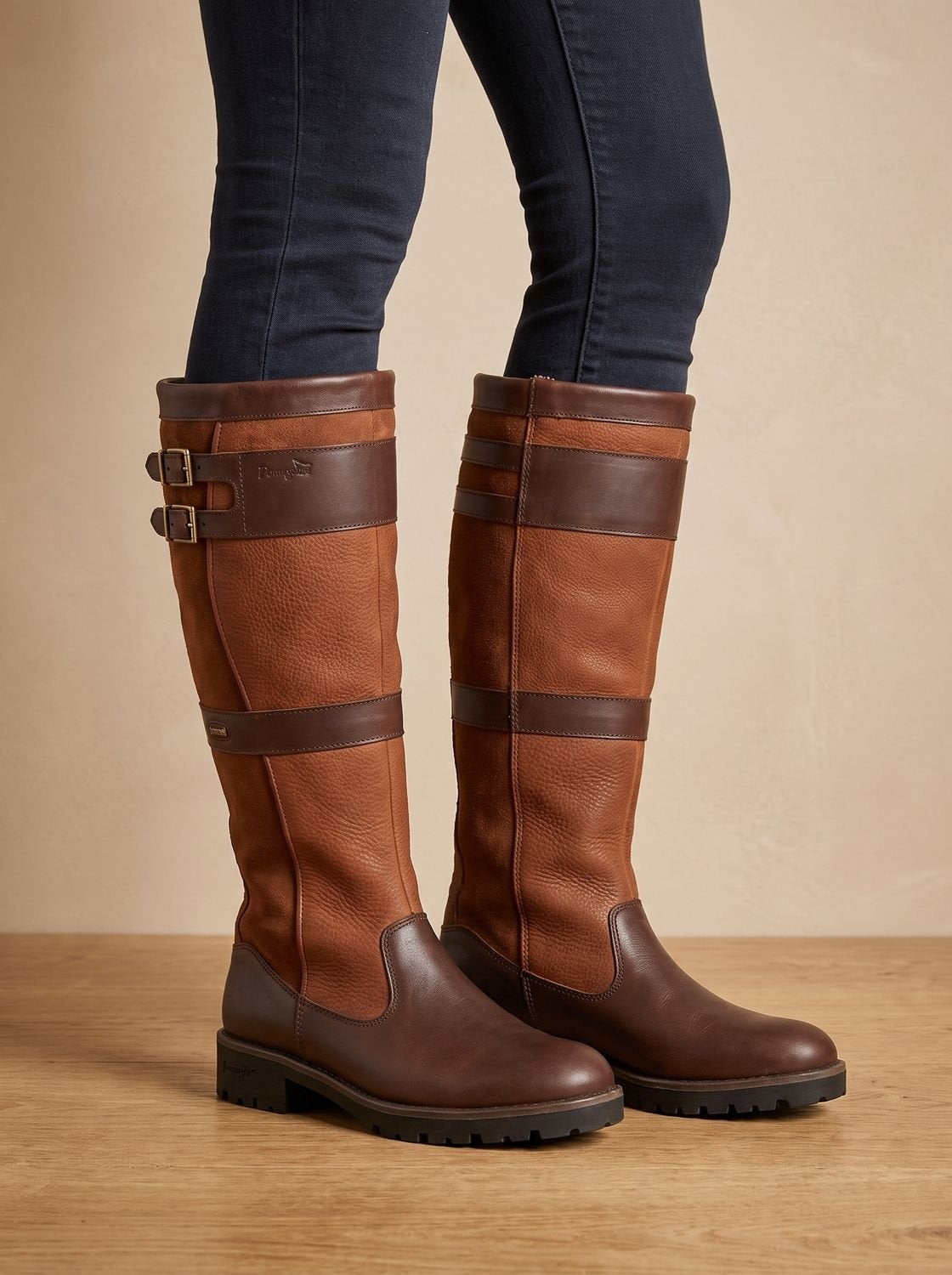 Vivienne | Women's Waterproof Winter Boots Knee High Double Buckle